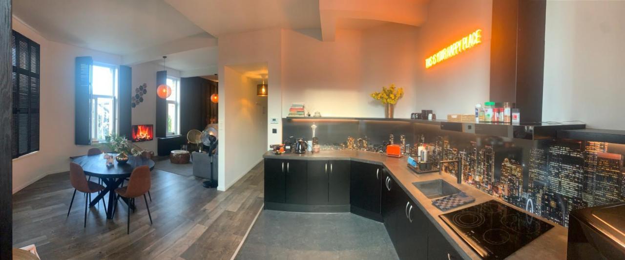 Sleep Inn - Black And Gold Loft Antwerp Cityview Екстериор снимка