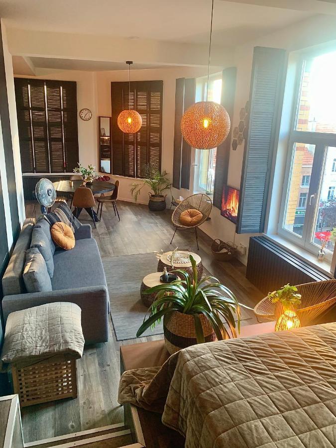 Sleep Inn - Black And Gold Loft Antwerp Cityview Екстериор снимка